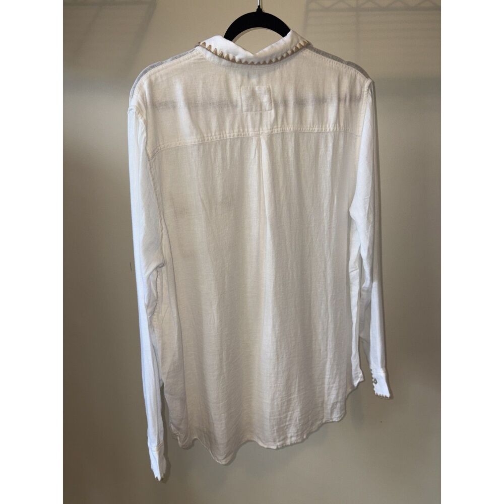 Rails Linen Button-Up Top – Size Large - Picture 11 of 11
